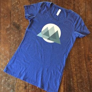 DESTROY STORE | ABSTRACT | Ladies Tee | Navy | M